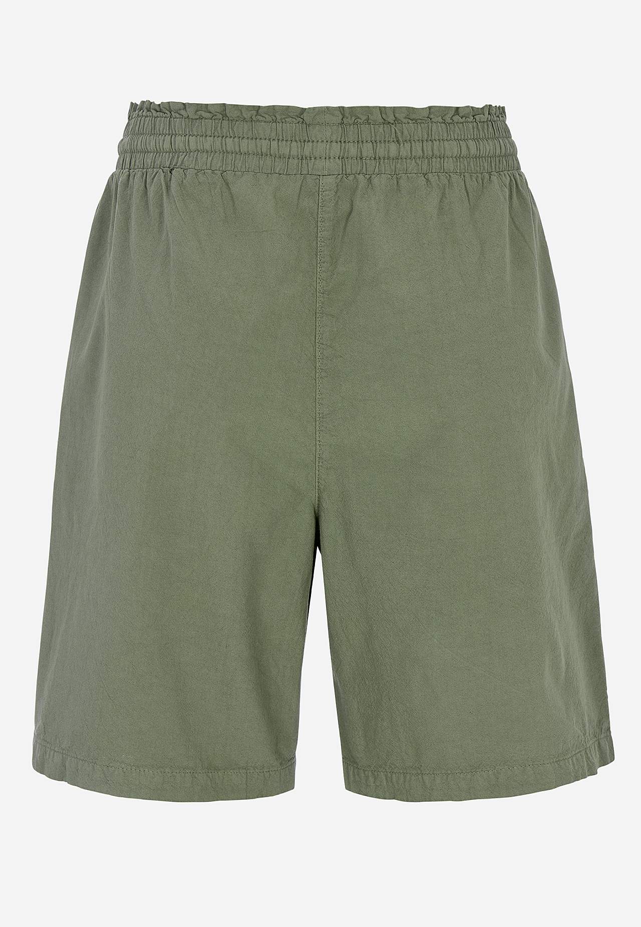 Short van gewassen katoen