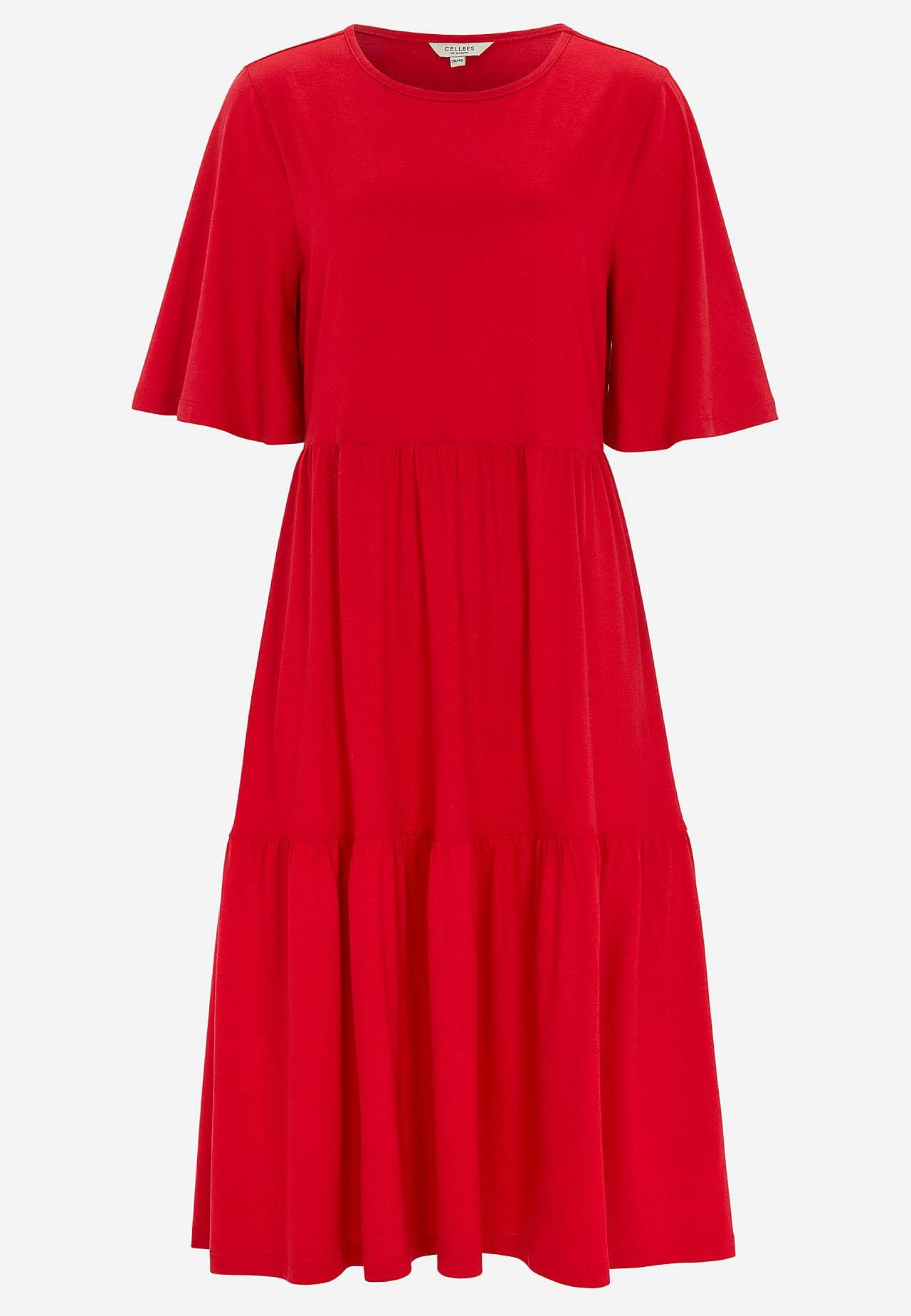 Jerseyjurk met volant