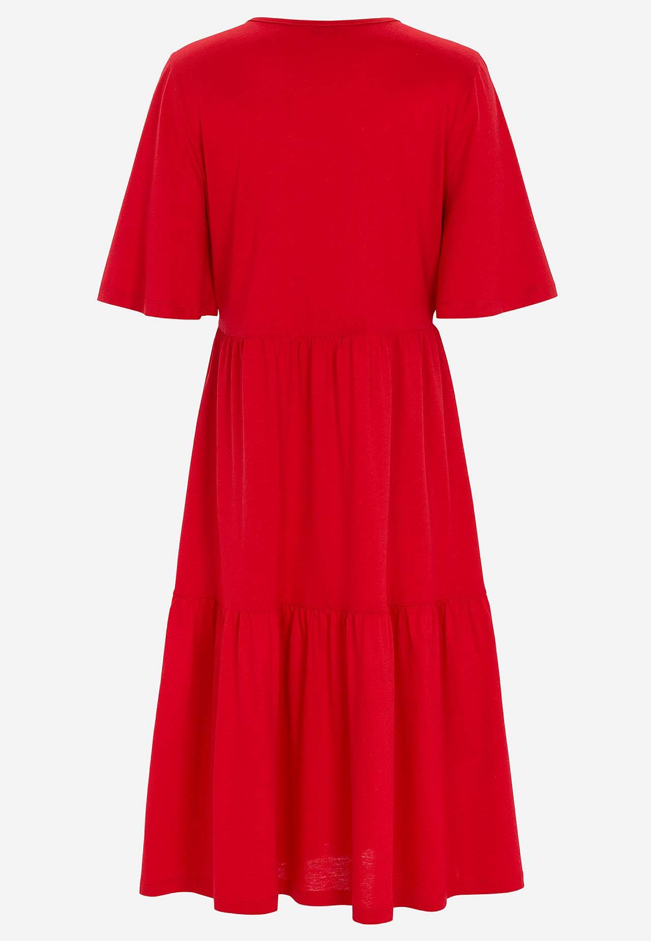 Jerseyjurk met volant