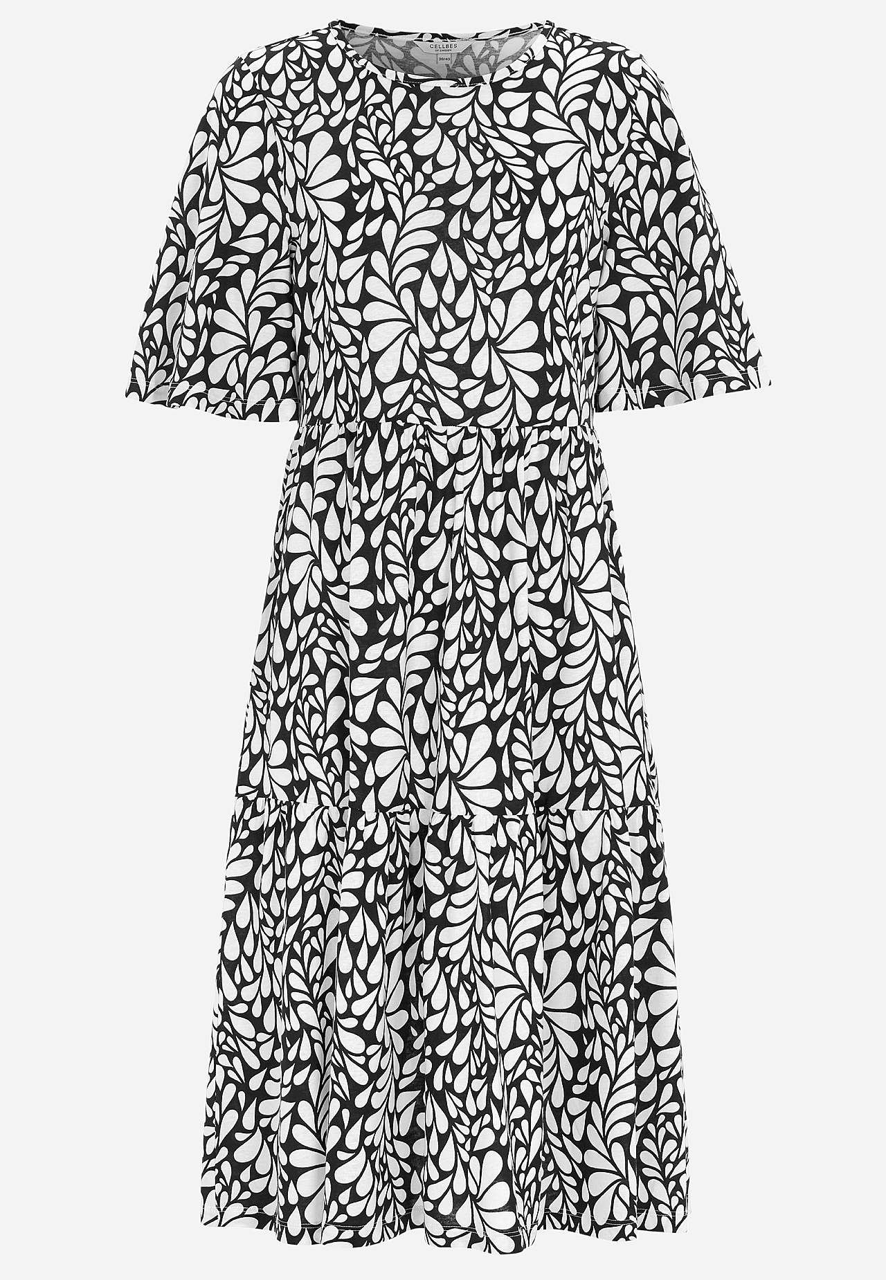 Jerseyjurk met volant