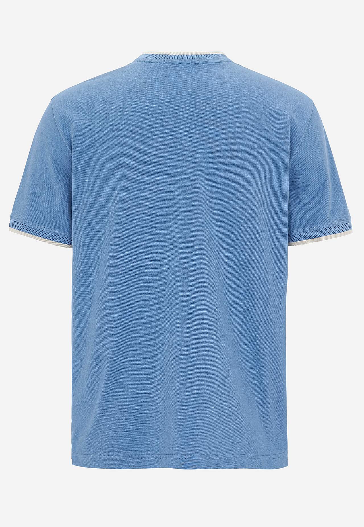 T-shirt met knoopsluiting