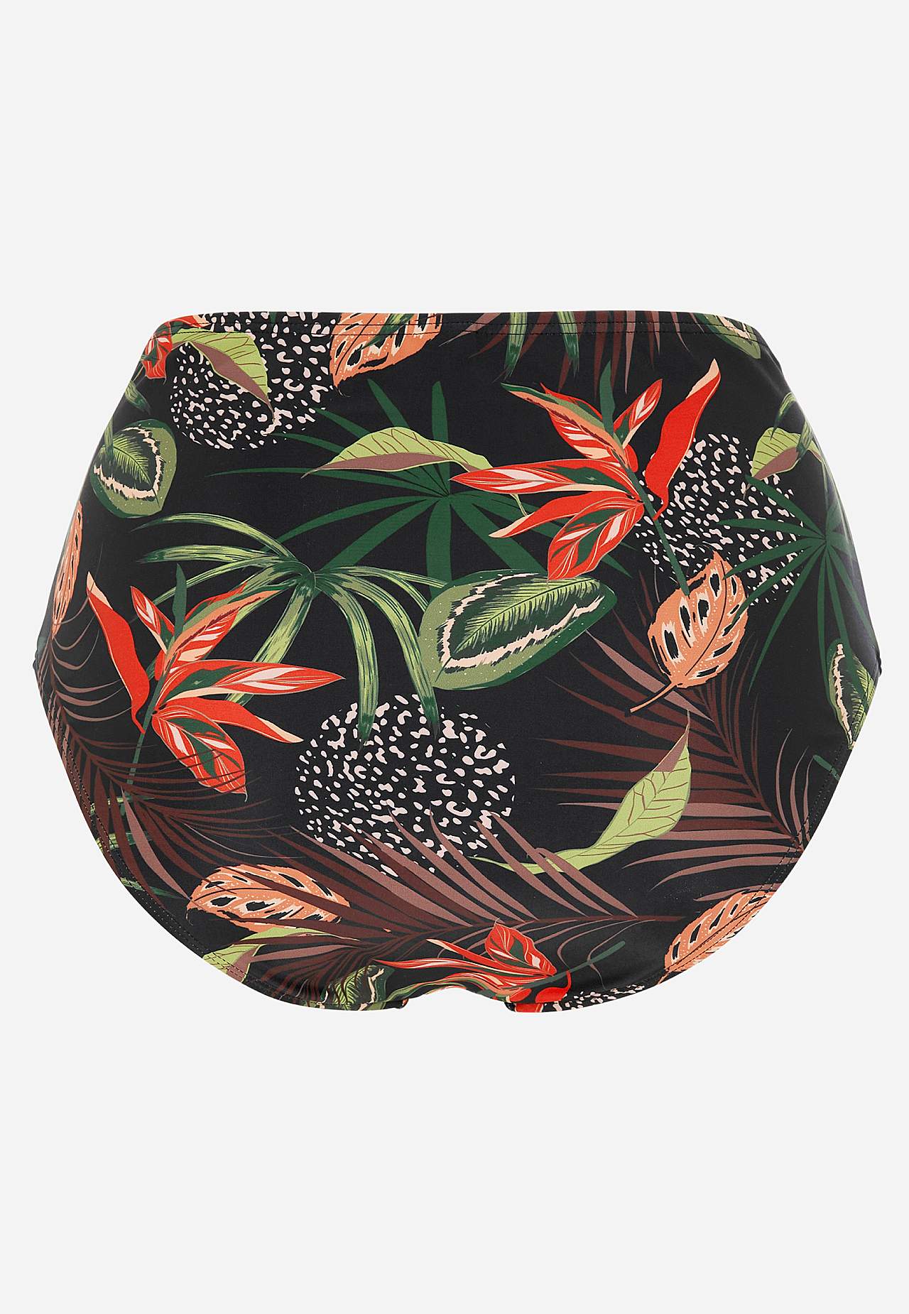 Bikinibroekje met patroon met hoge taille