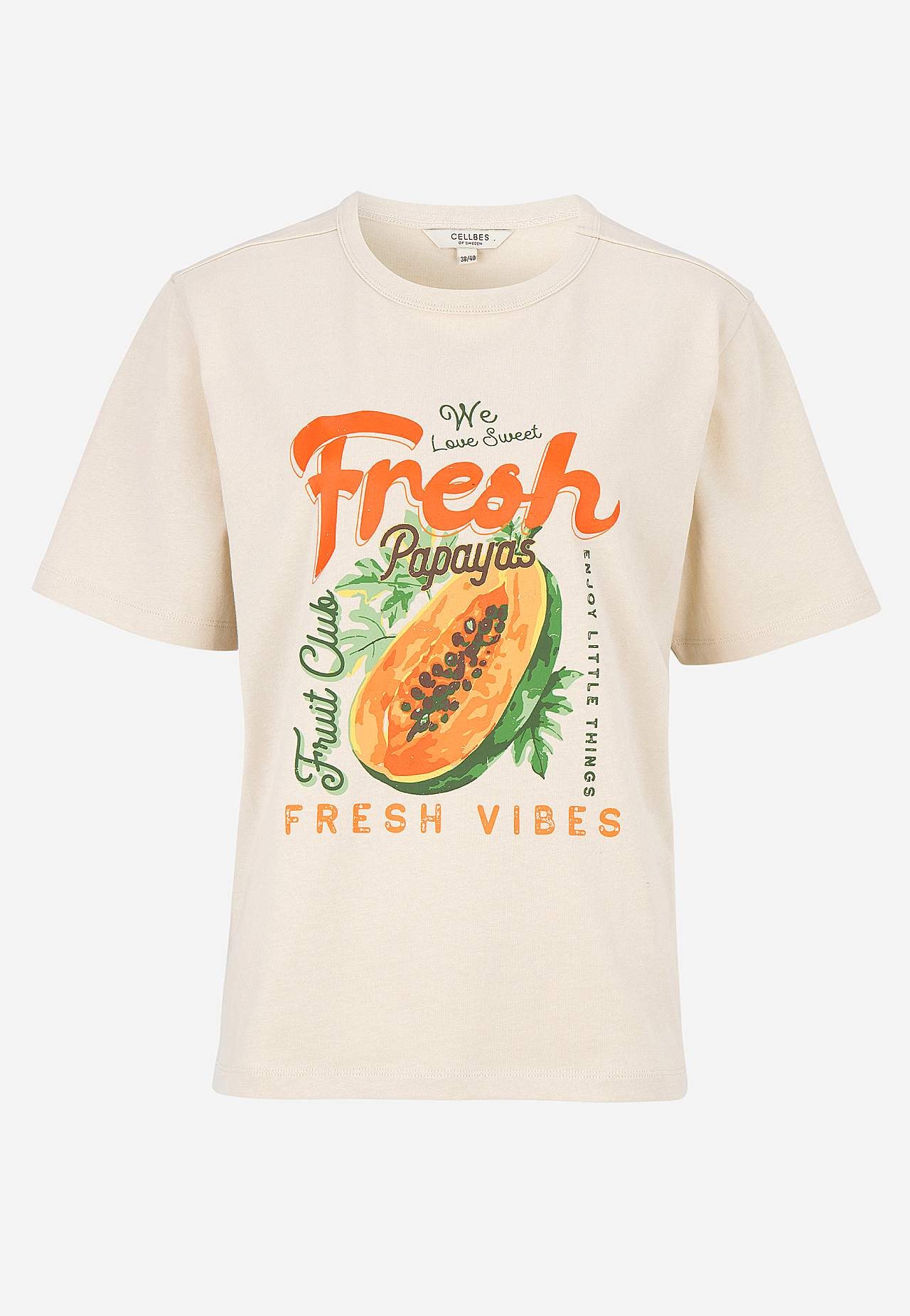 T-shirt van organisch katoen met print