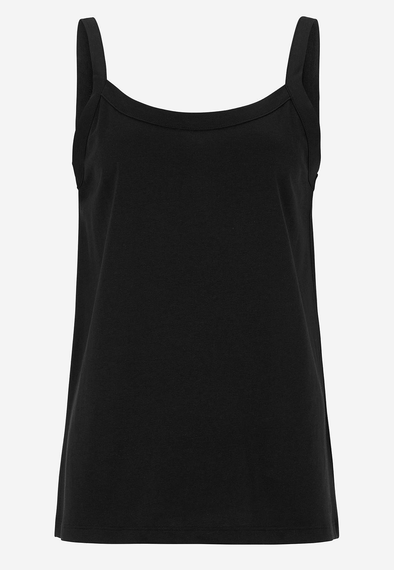 Jersey tanktop van viscosemix Set van 2