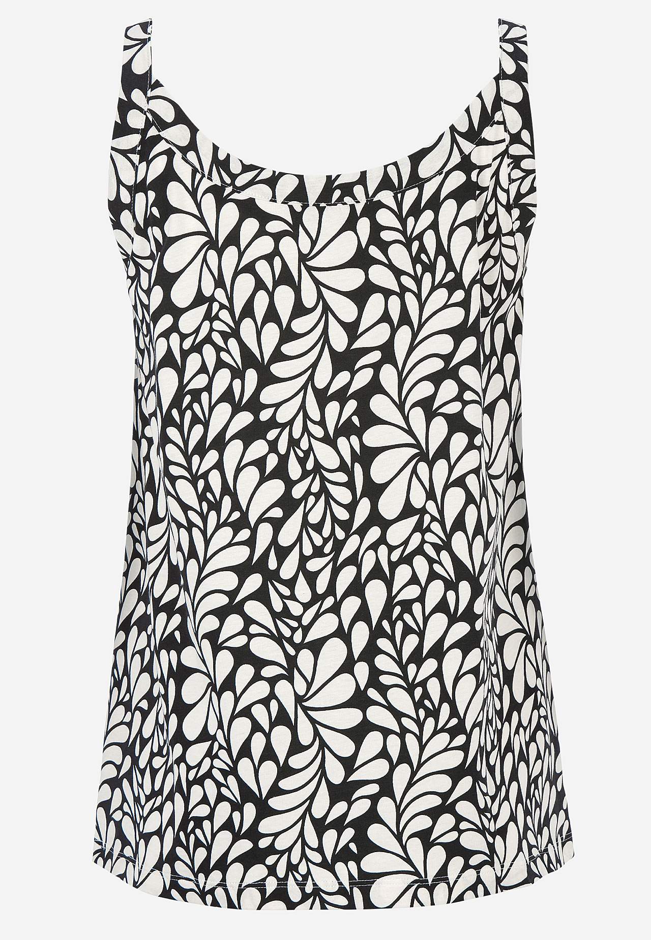 Jersey tanktop van viscosemix Set van 2