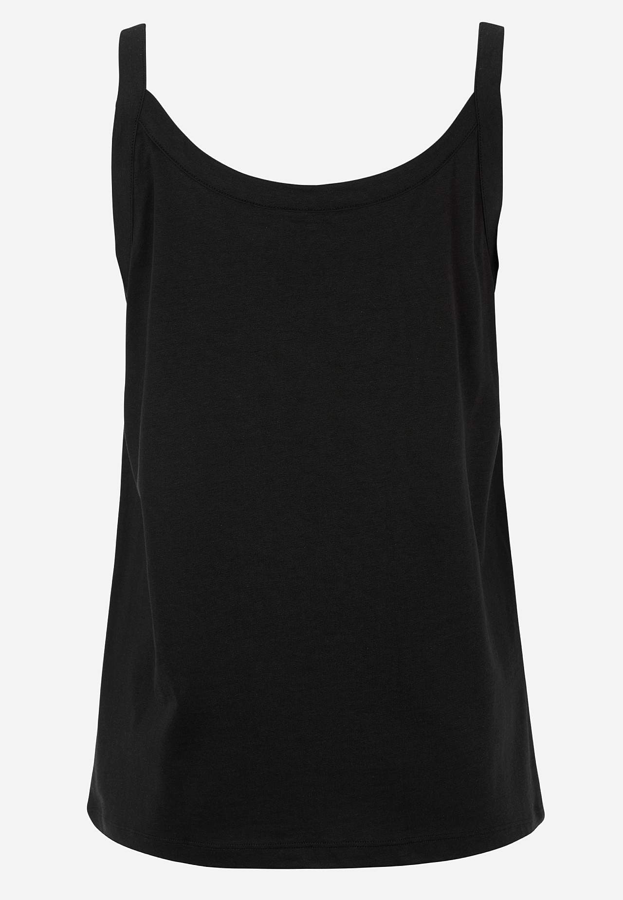 Jersey tanktop van viscosemix Set van 2