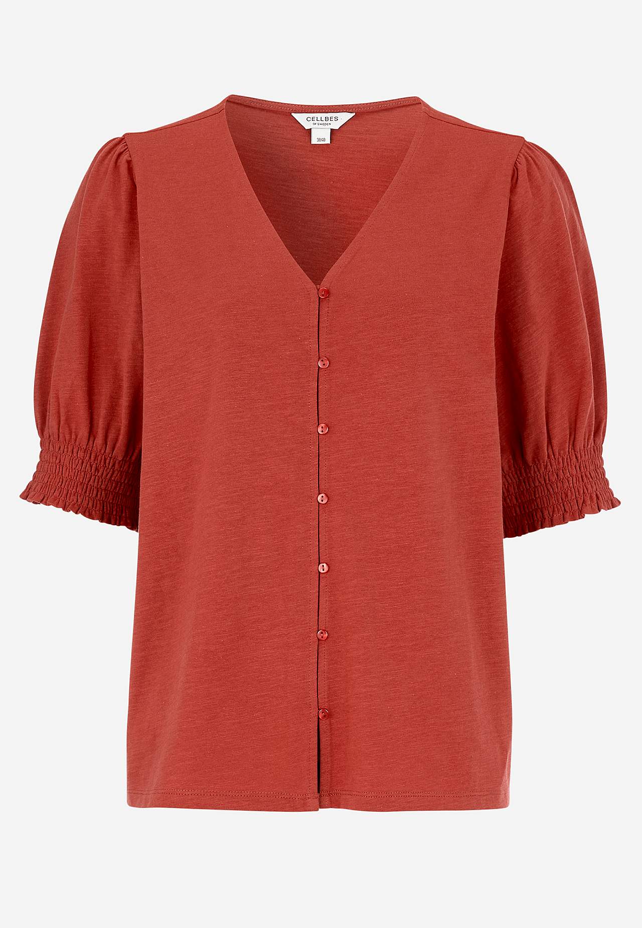 Jersey-topje met knoppen
