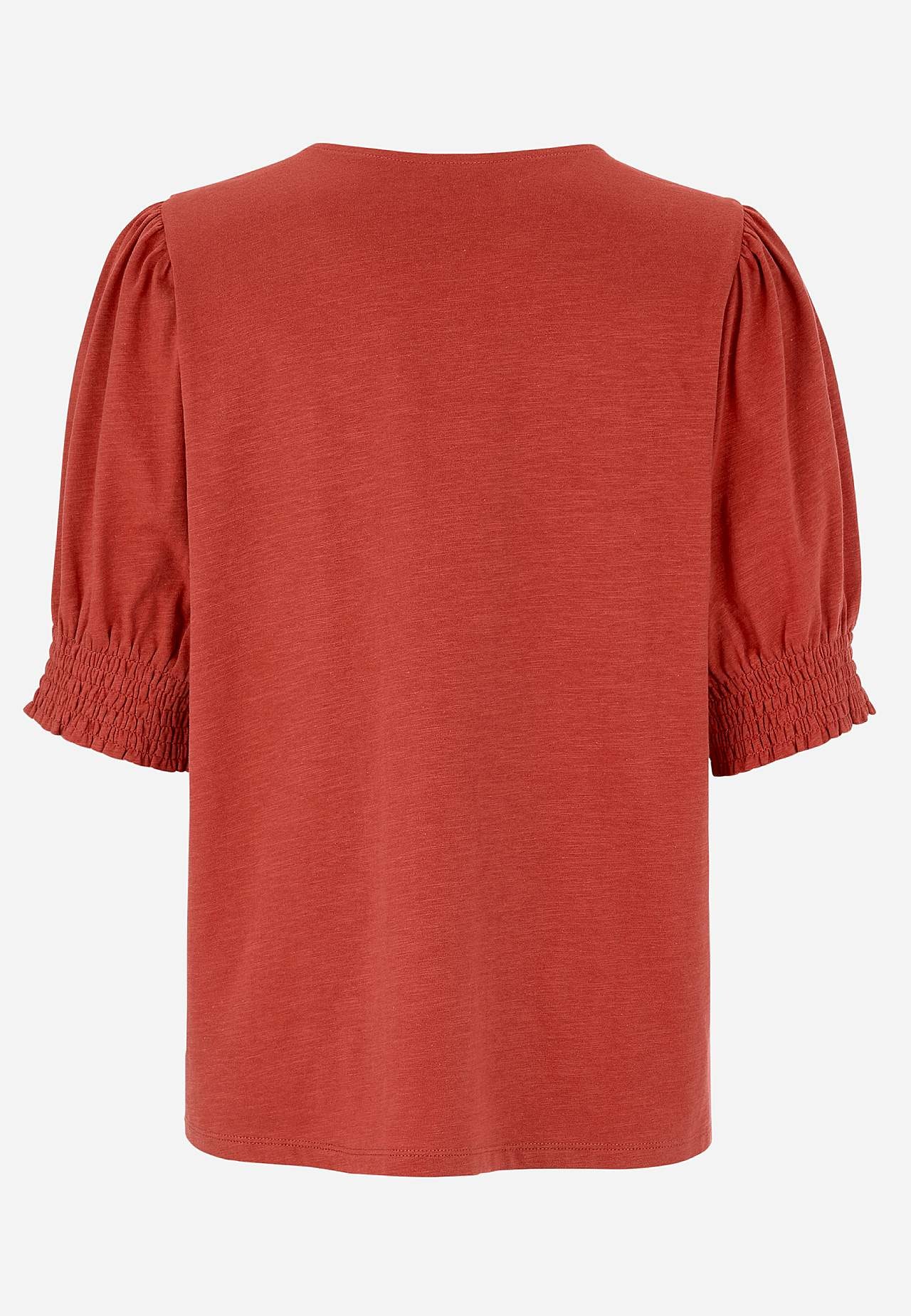 Jersey-topje met knoppen